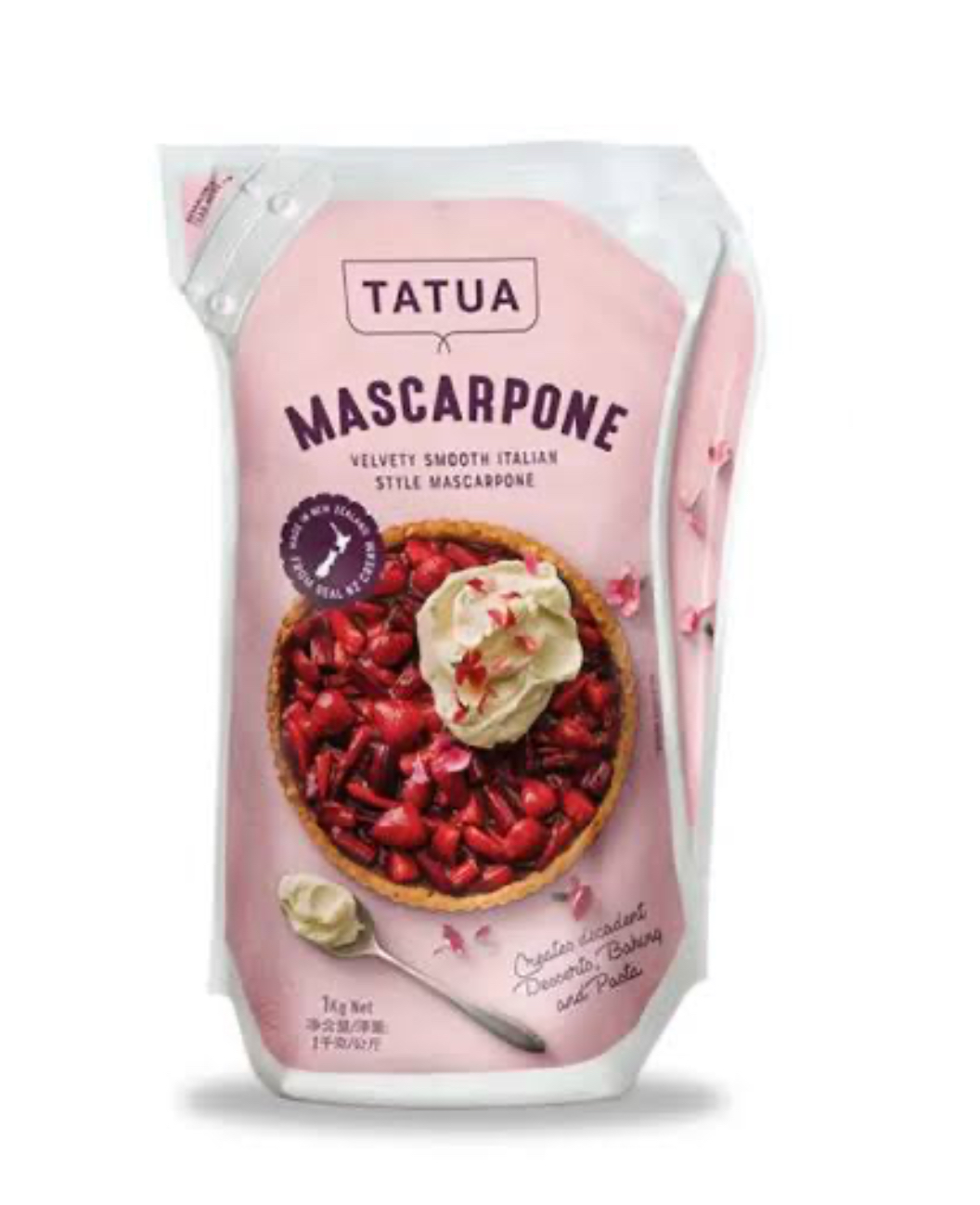 Tatua Mascarpone cheese 1 kg./ ตาตัว มาสคาโปนชีส 1 กก.